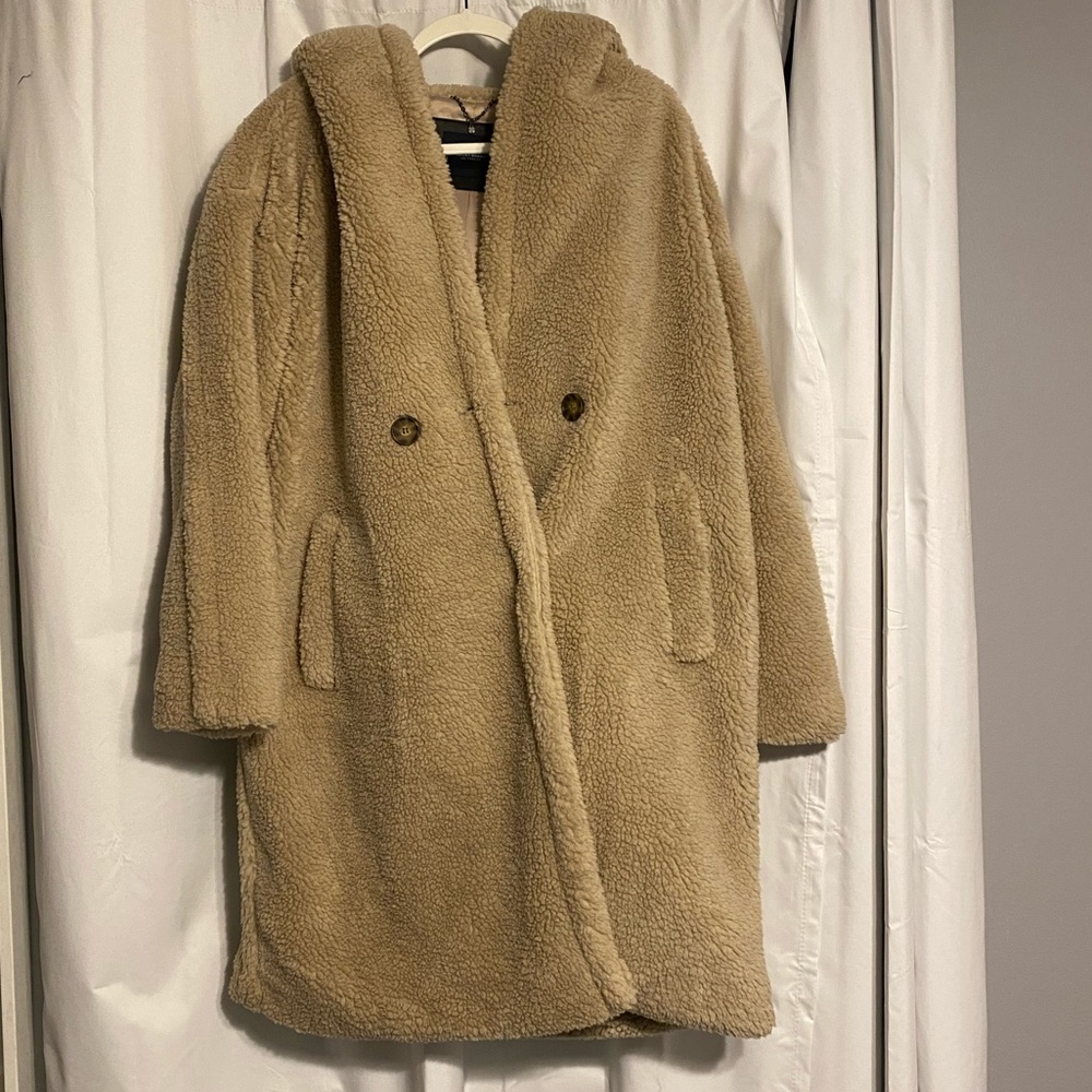 🍀🧥Lucky Brand L.A. Faux Fur Coat 🧥🍀